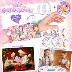 Unicorn charms and glitter strips in Eichhoo kit for design options