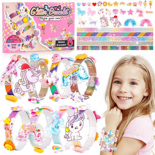 Eichhoo friendship bracelet kit with unicorn charms for creative play