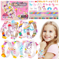 Eichhoo friendship bracelet kit with unicorn charms for creative play