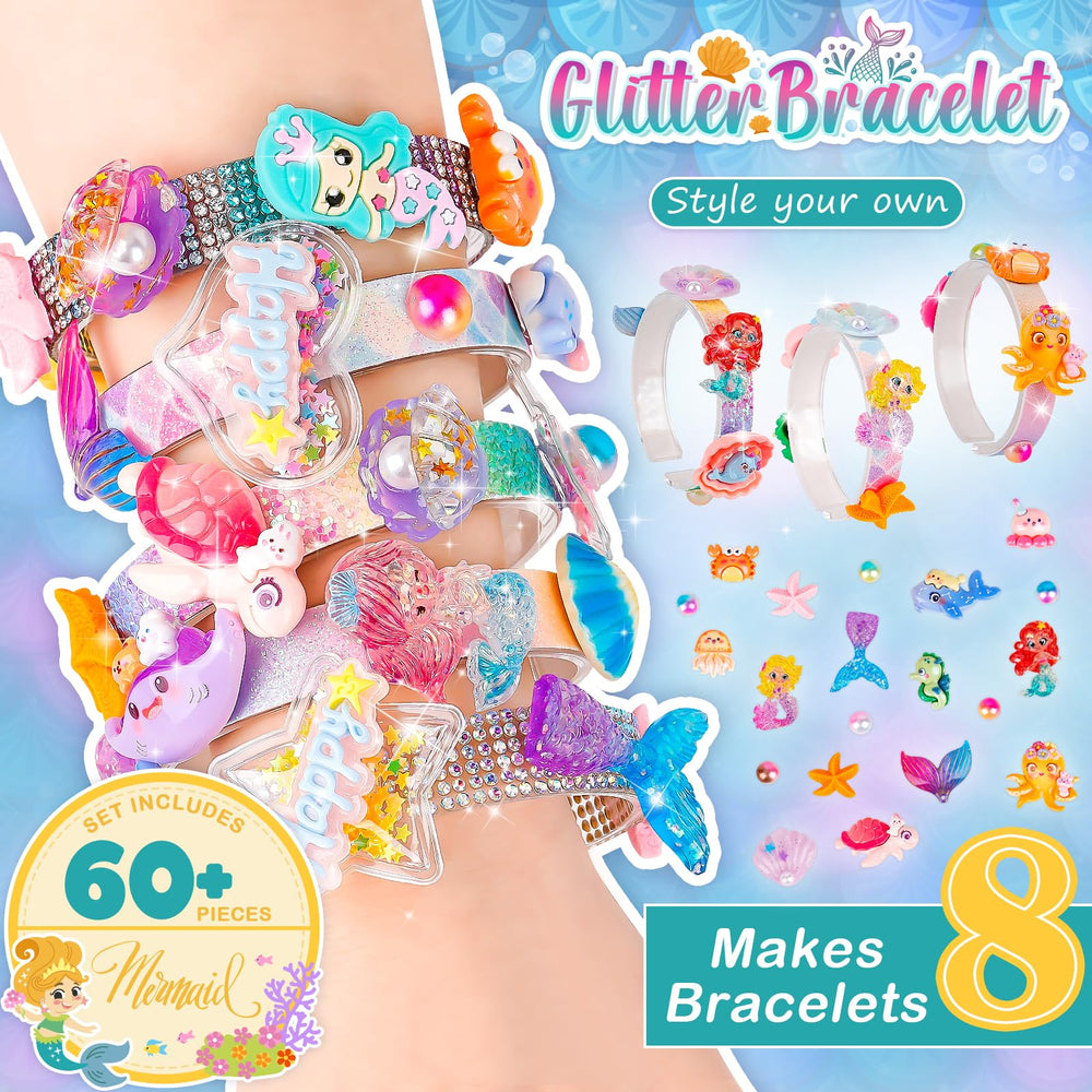 Cute mermaid charms from Eichhoo bracelet kit for personalized jewelry