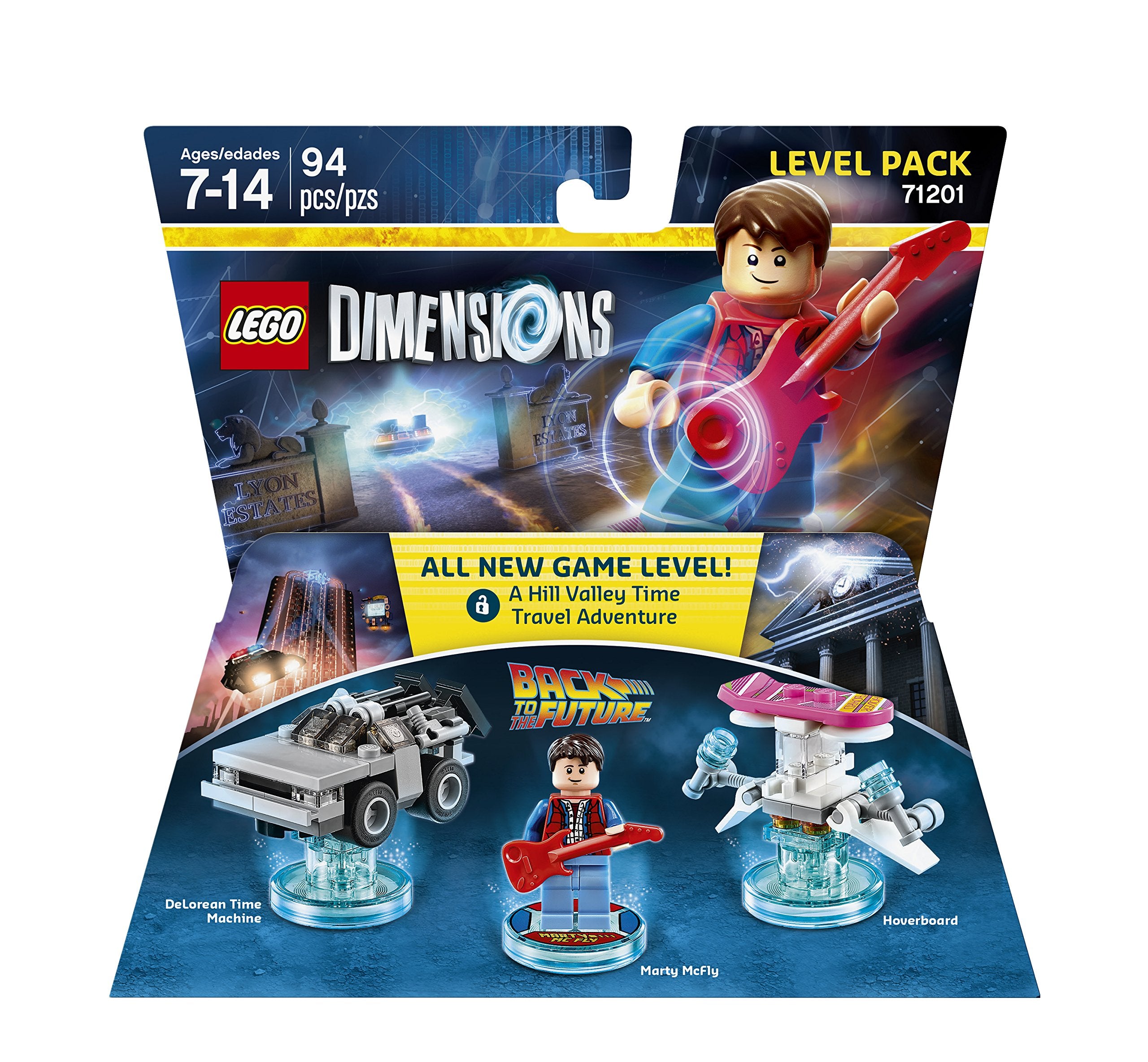 Eidos Back to the Future Level Pack hoverboard cyclone board for enhanced LEGO Dimensions play