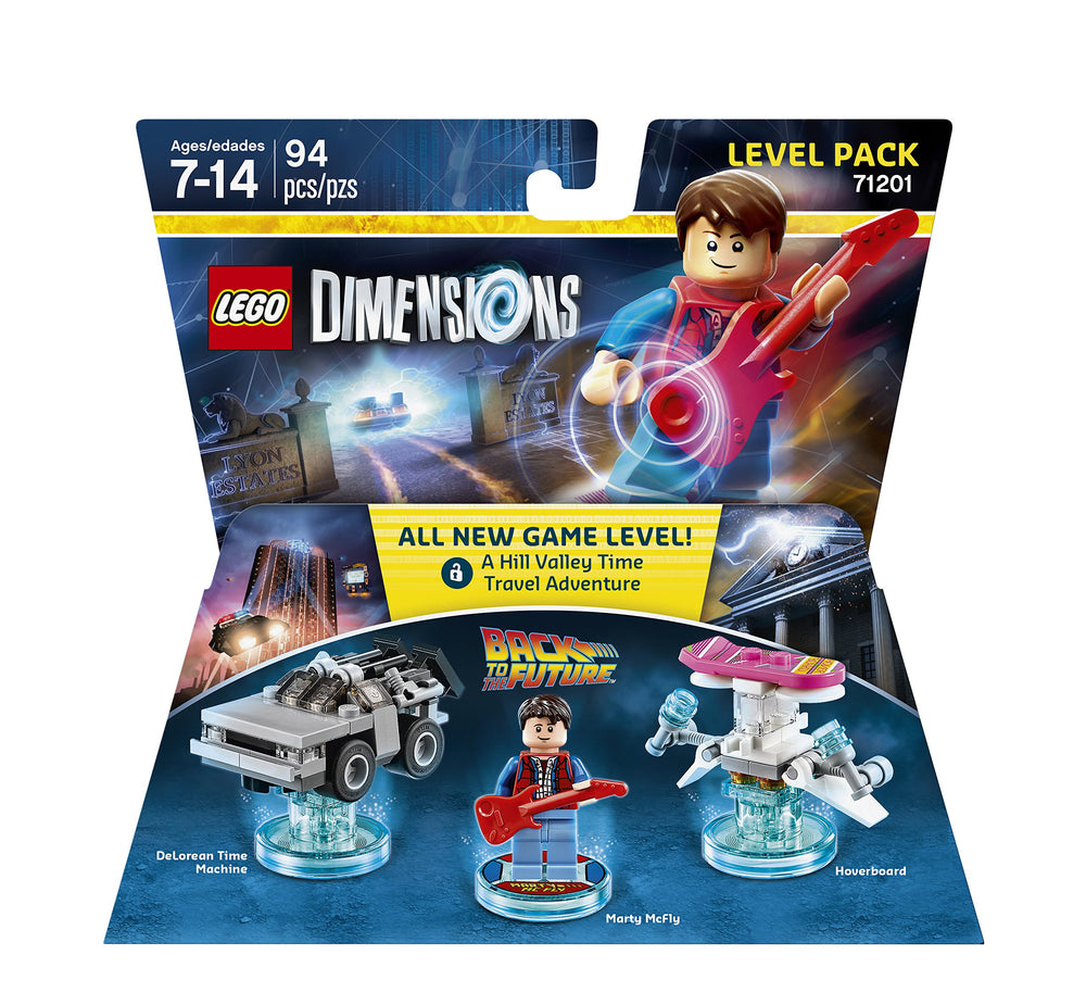 Eidos Back to the Future Level Pack hoverboard cyclone board for enhanced LEGO Dimensions play