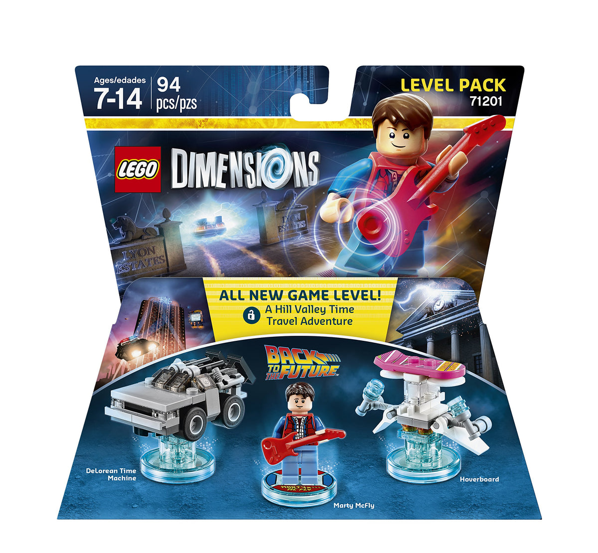 Eidos Back to the Future Level Pack hoverboard cyclone board for enhanced LEGO Dimensions play