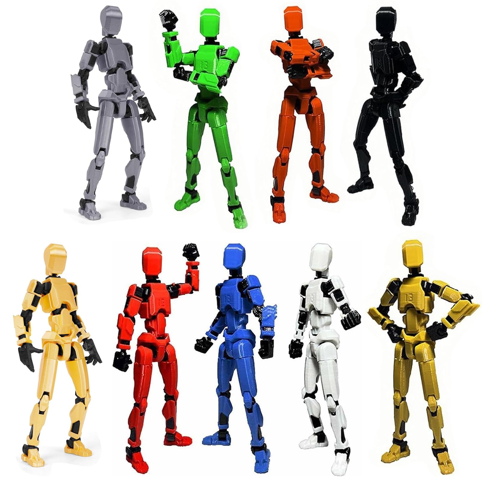 EIMONEY Lucky 13 T-13 figure fully assembled for immediate display and posing.