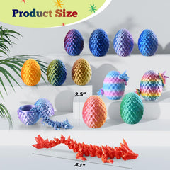 EIMONEY multicolor-dragon-eggs for bright Easter decor