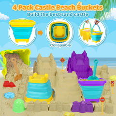 Eiranss sand and castle molds enabling creative sand castles