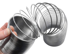EISCO Wave Form Helix Spring extended to 3 meters for demos