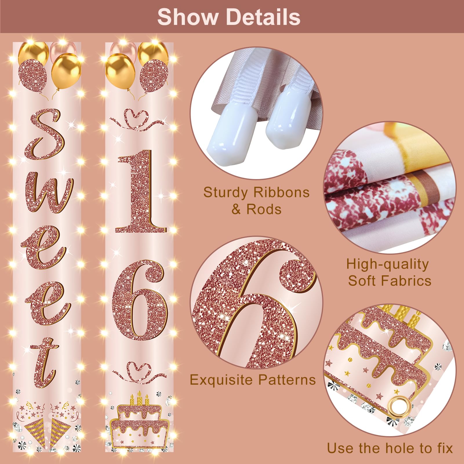 Eiurteao LED birthday banner adds stylish, reusable decor.