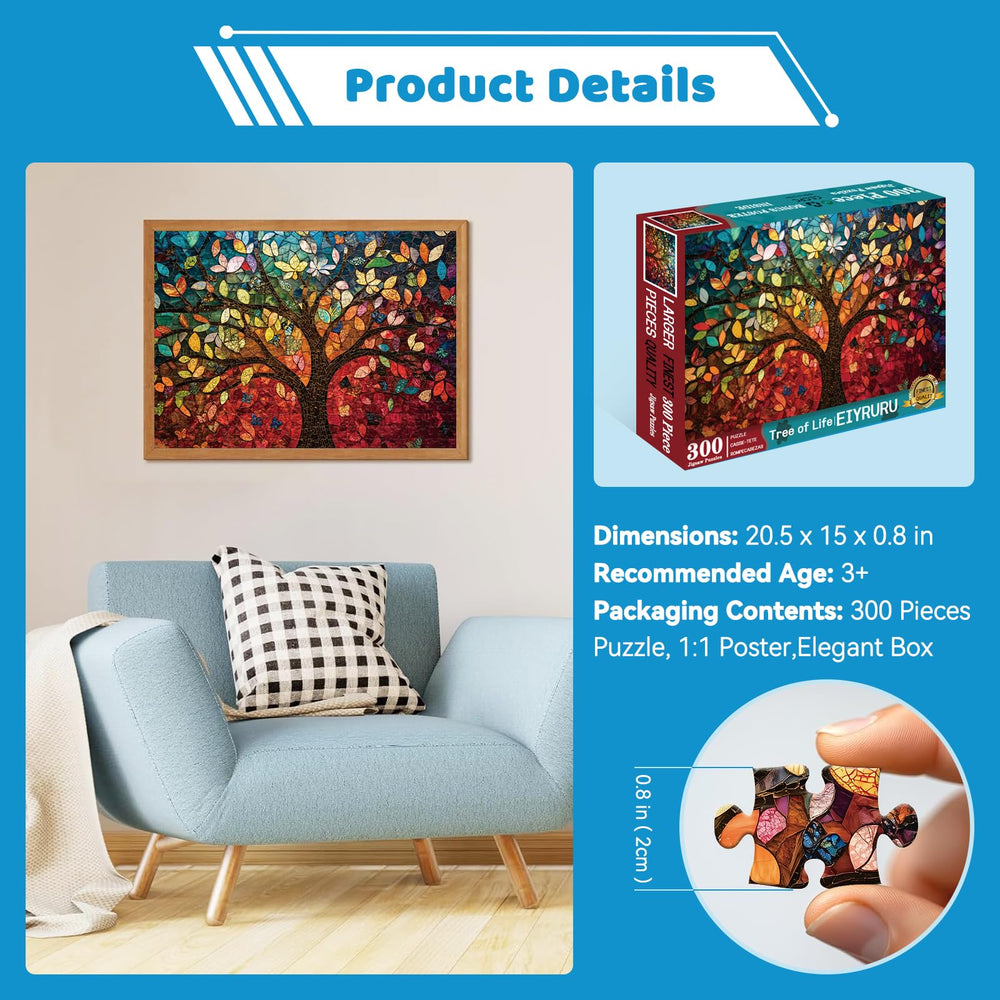 EIYRURU Recycled cardboard materials support eco-conscious puzzling