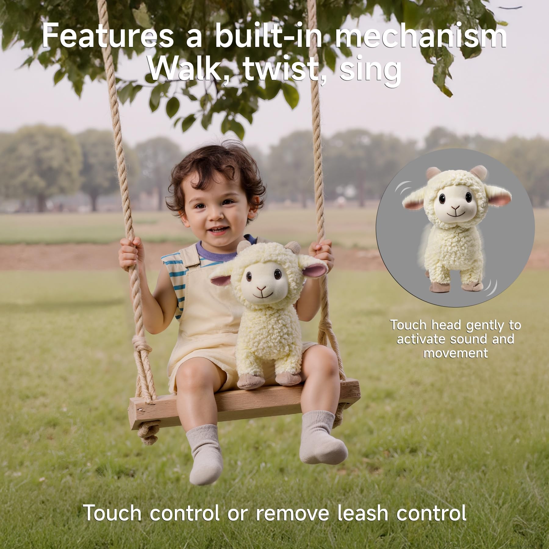 eJog Pup built-in nursery rhymes feature, catchy tunes during play.
