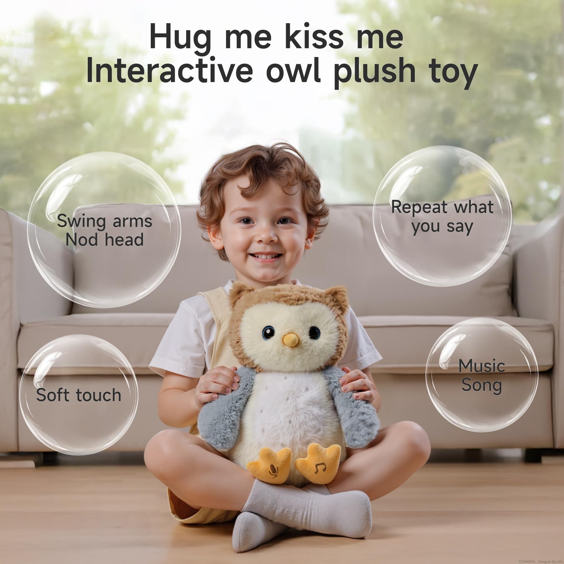 eJog Pup Owl records messages to create lasting family memories.