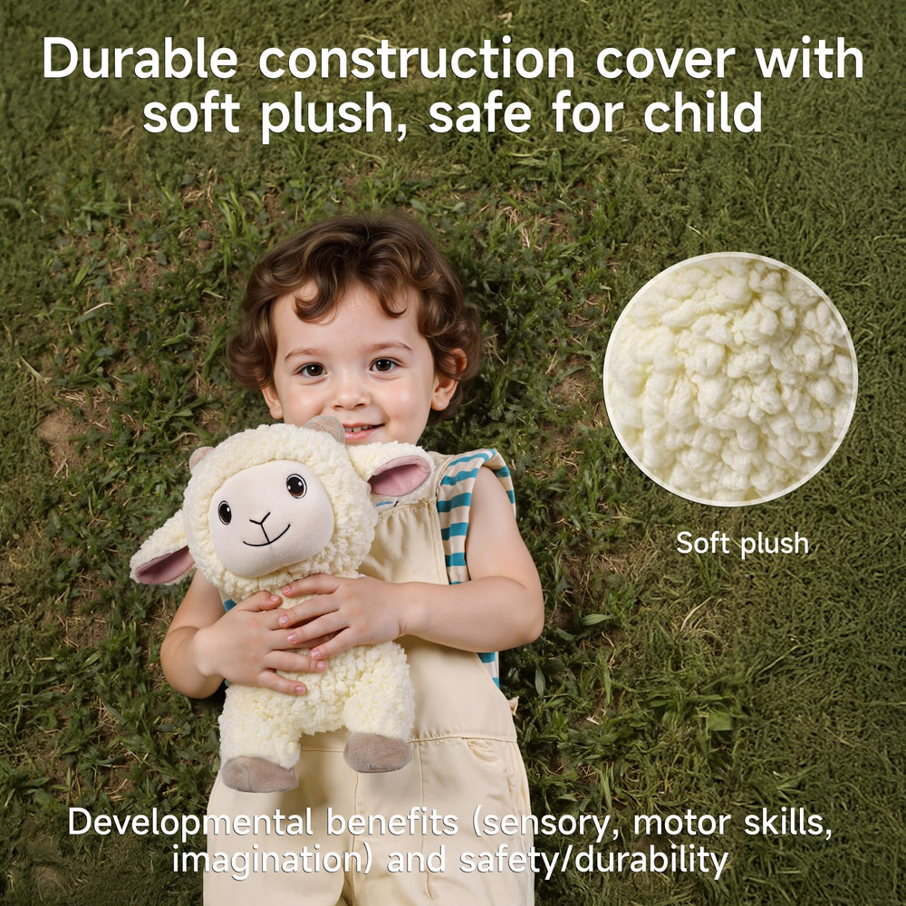 eJog Pup soft odorless plush fabric close-up showing gentle materials.