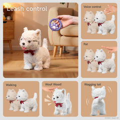 eJog Pup soft plush fabric offers cuddly, gentle comfort during playtime
