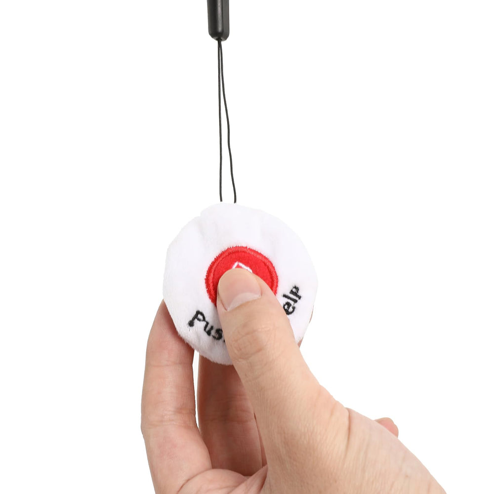 EJWCIG push-for-help button on prop for instant comedic effect