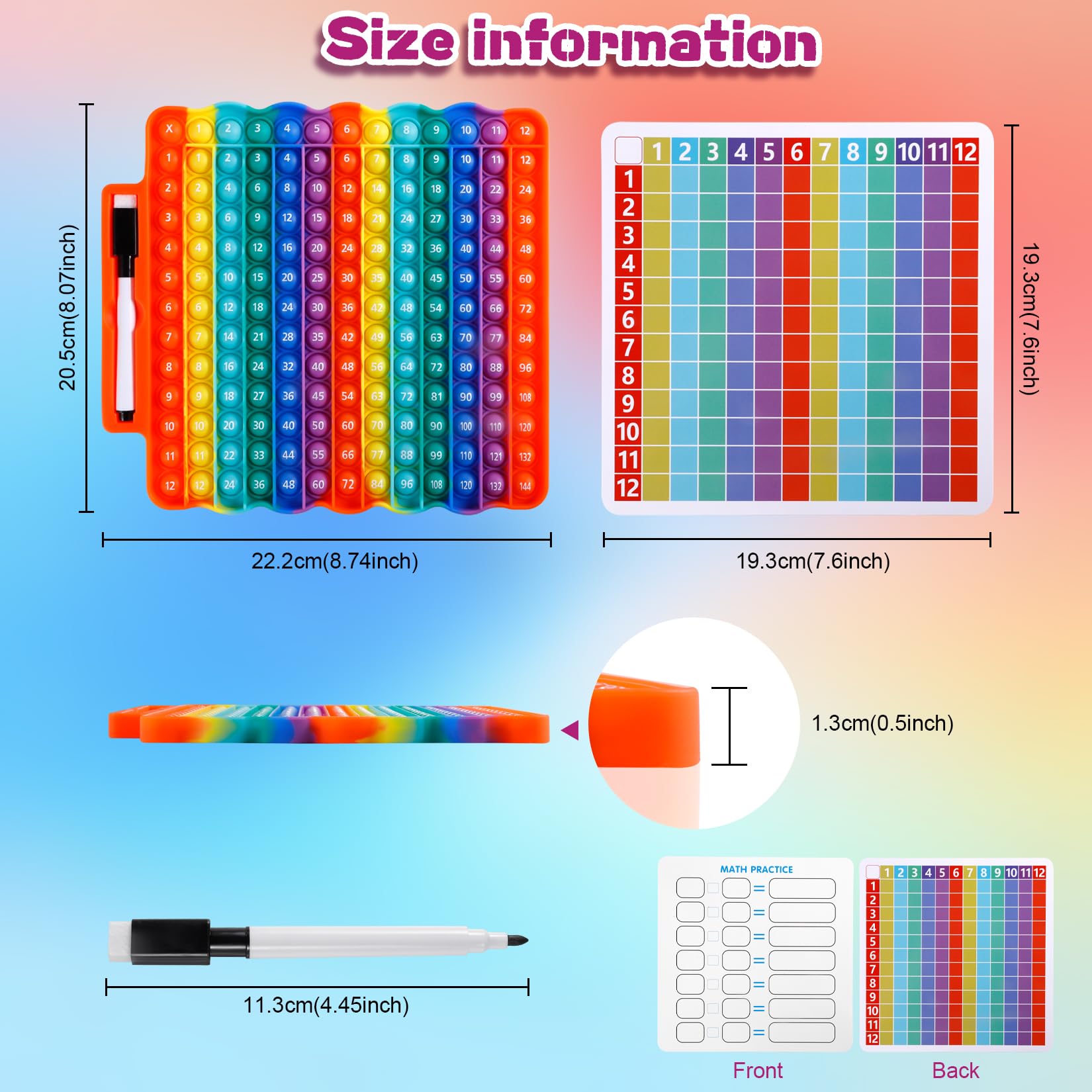 Marker included with EK-Memory-fish e3 for on-board notes and exercises.