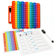 EK-Memory-fish e3 multiplication pop board with colorful bubbles for visual learning.
