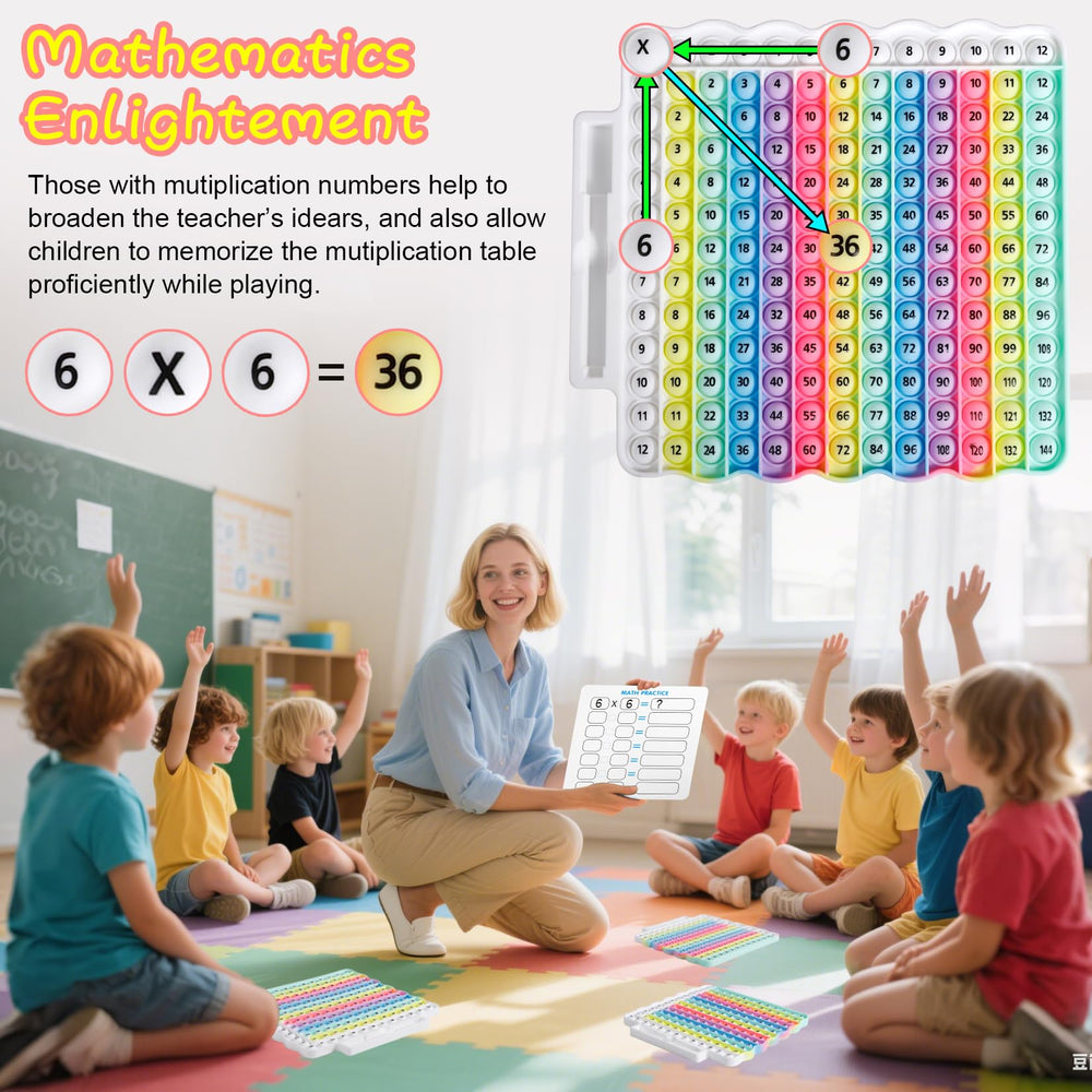 Great for times tables practice and group study sessions.
