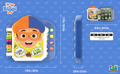 ekids Blippi book shapes and colors page for color recognition