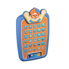 ekids Blippi tablet compact and lightweight for travel learning on the go.