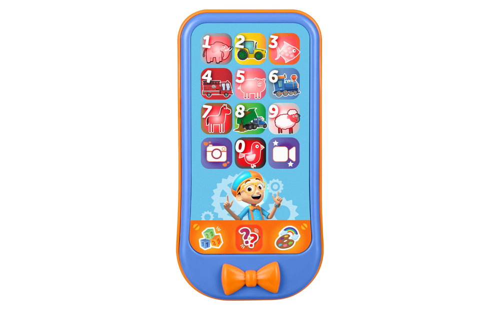 eKids Blippi toy phone educational-games focus on engaging toddler learning