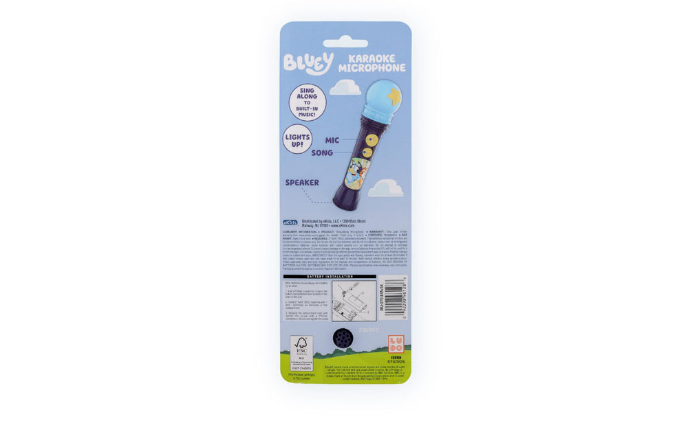 eKids Bluey Microphone Toy makes a cheerful gift for Bluey fans.