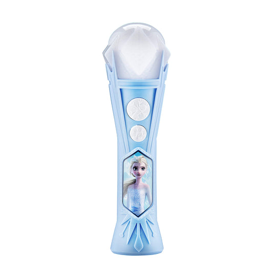 ekids Frozen Sing Along Microphone with built-in music lets kids perform favorite songs.