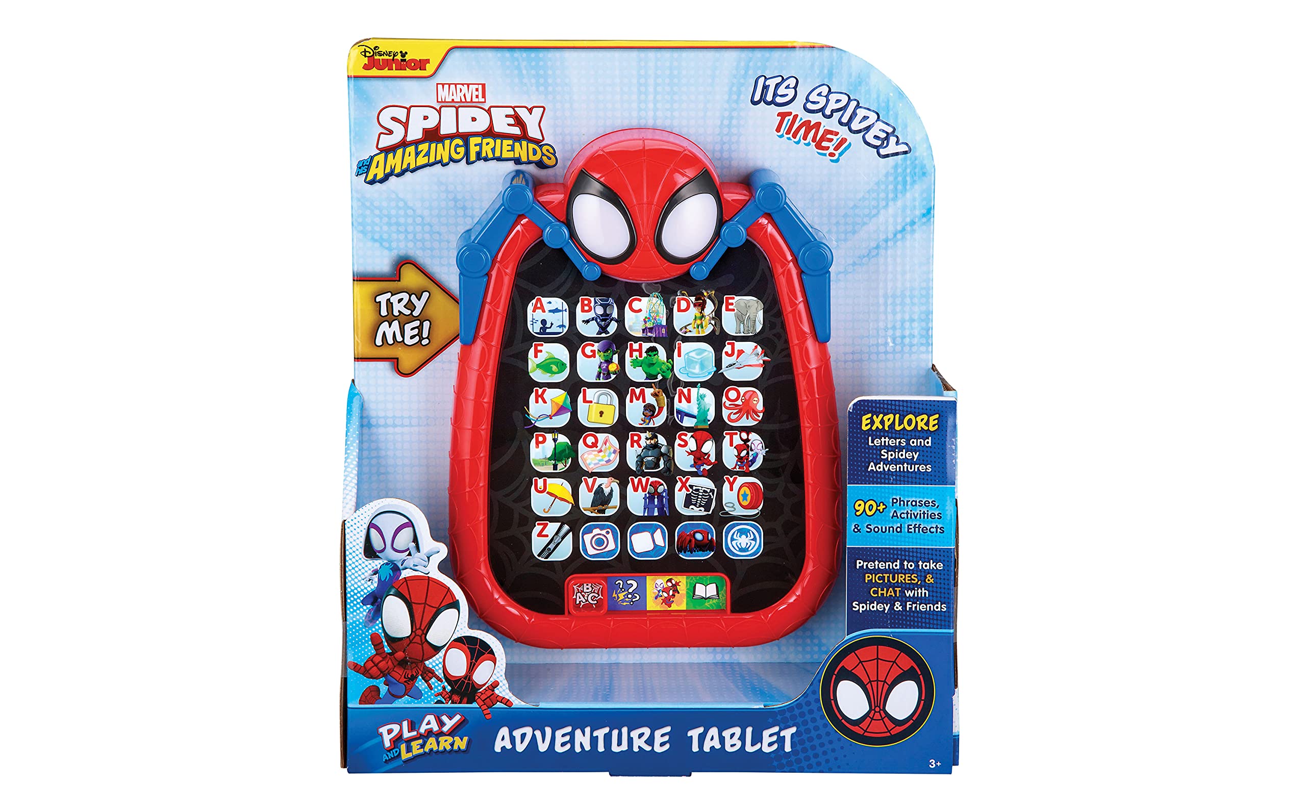 ekids Spidey gift-ready packaging makes a thoughtful preschool toy option.