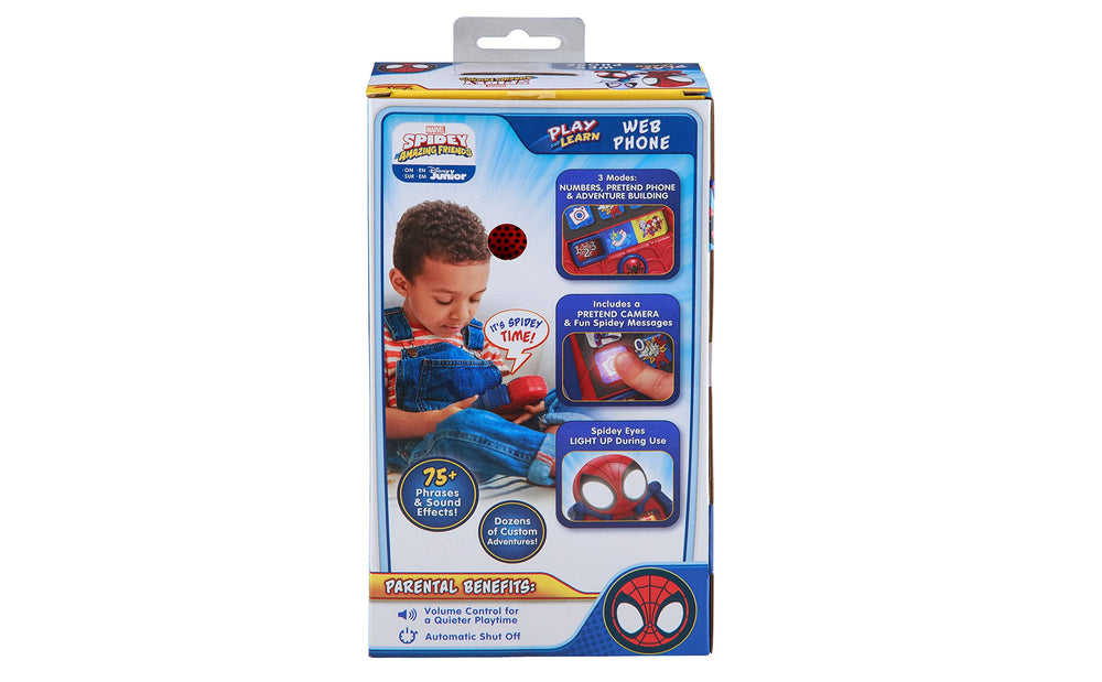 ekids Spidey Phone Built-in Songs invite interactive play and musical exploration