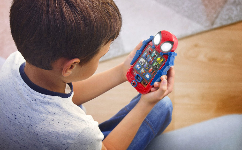 ekids Spidey Phone Volume Controls help parents limit sounds in busy places