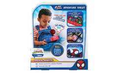 ekids Spidey tablet is portable and durable for travel play.