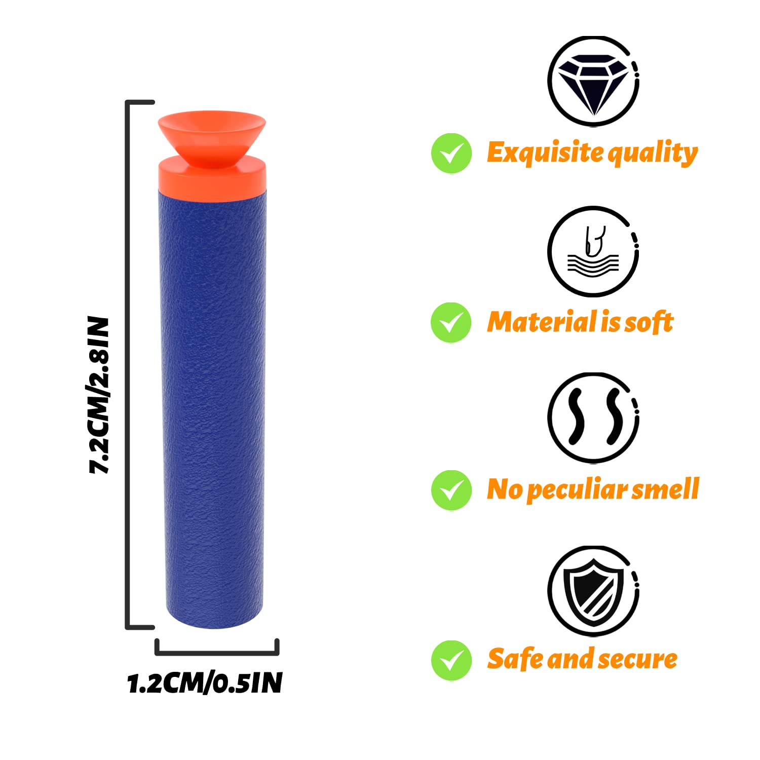 EKIND suction darts multicolor pack shows assorted colors for quick color coding during battles