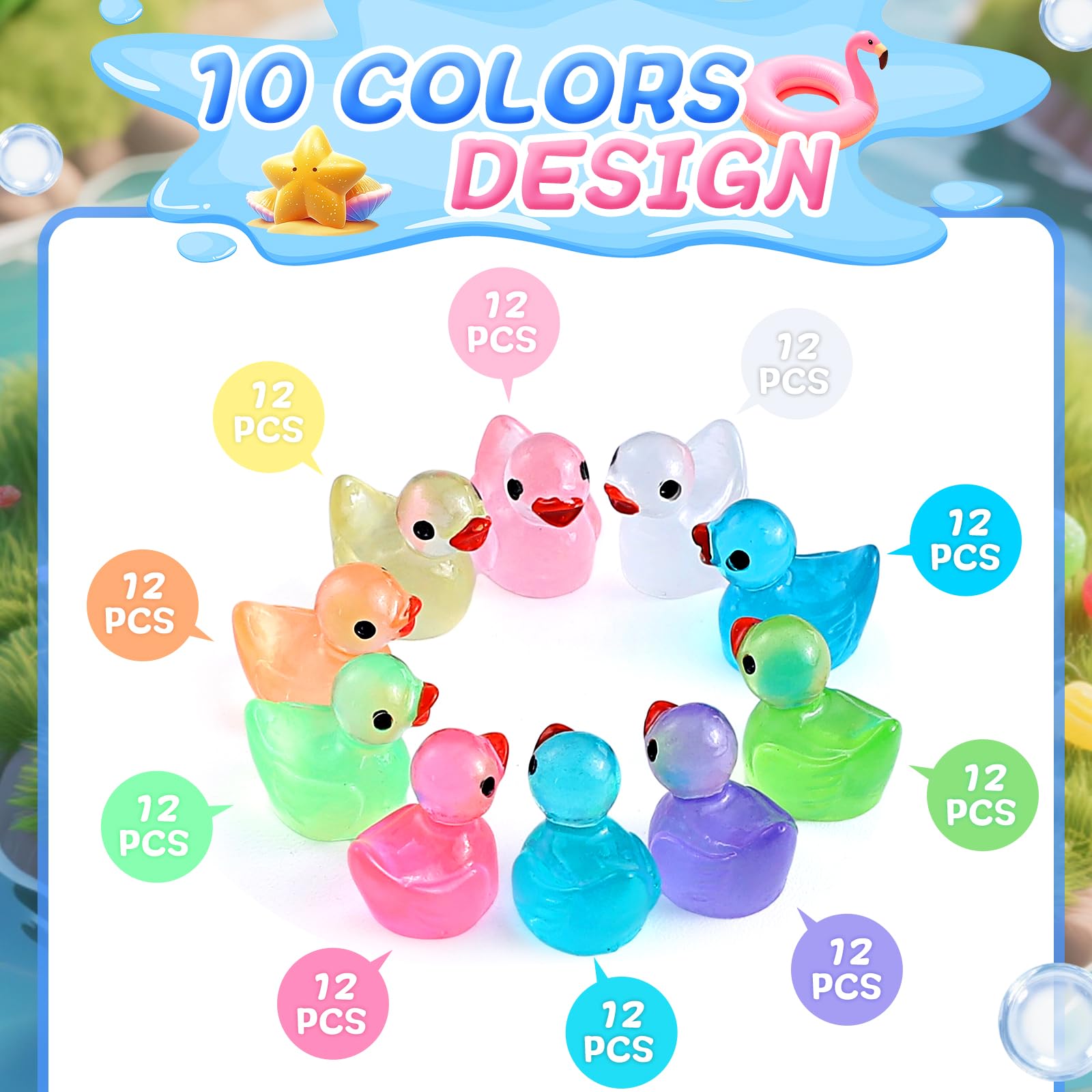 EKisemio DIY desktop ornaments add color to desks and plants.