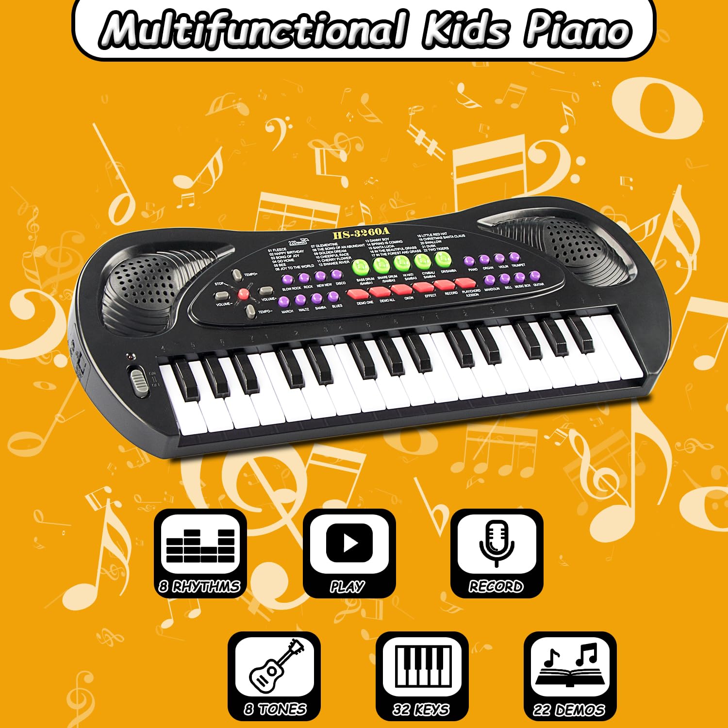 EKKBHKI piano keyboard with ensemble mode for collaborative creativity.