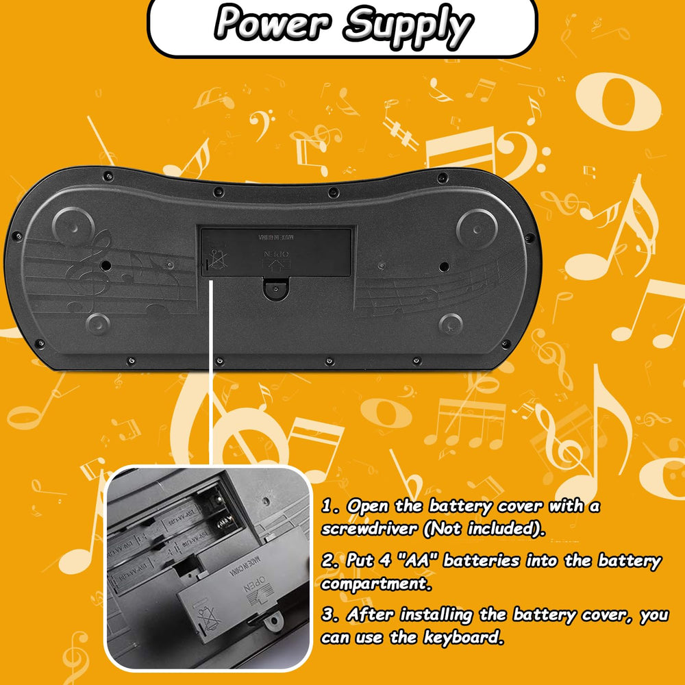 EKKBHKI portable, battery-powered piano for learning anywhere.