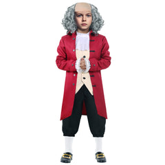 Ekoropshop Kids Benjamin Franklin costume coat for an authentic, comfortable historical look