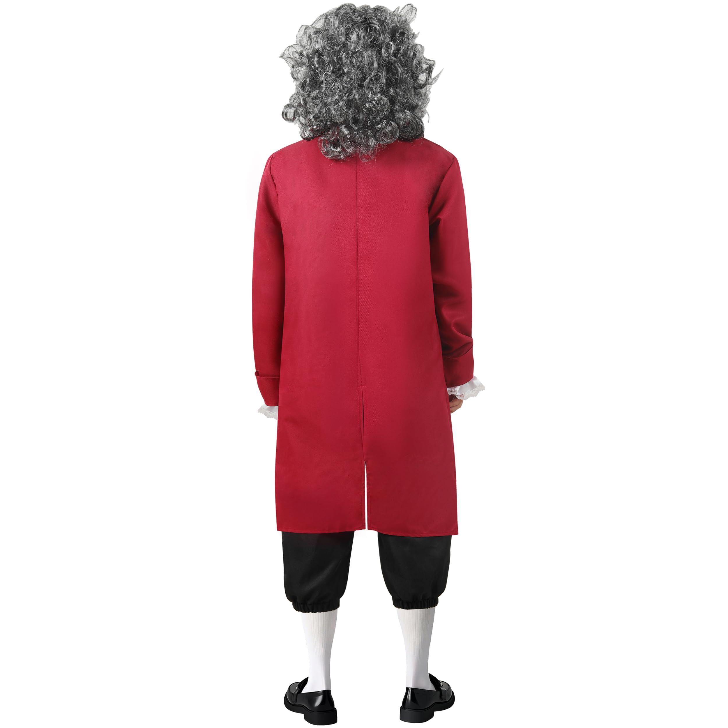 Ekoropshop Kids Benjamin Franklin costume waistcoat with period detailing