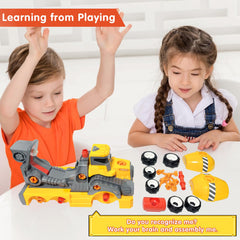 EKU EASYKU varied-assembly-difficulty image demonstrates progressive challenges for kids.