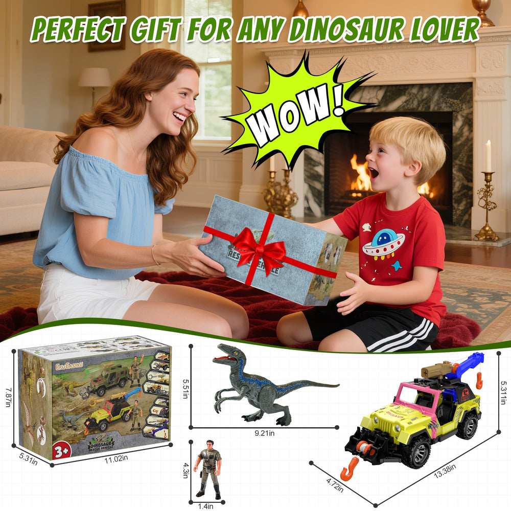 EKU EasyKU dinosaur play set for creative storytelling