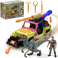 EKU EasyKU dinosaur tow truck with 10 sounds for imaginative play