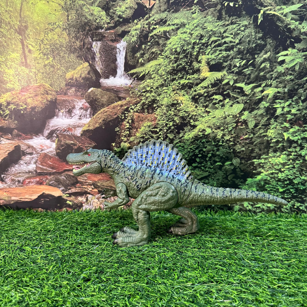 Kids playing with EKU dinosaur figures during imaginative storytelling.