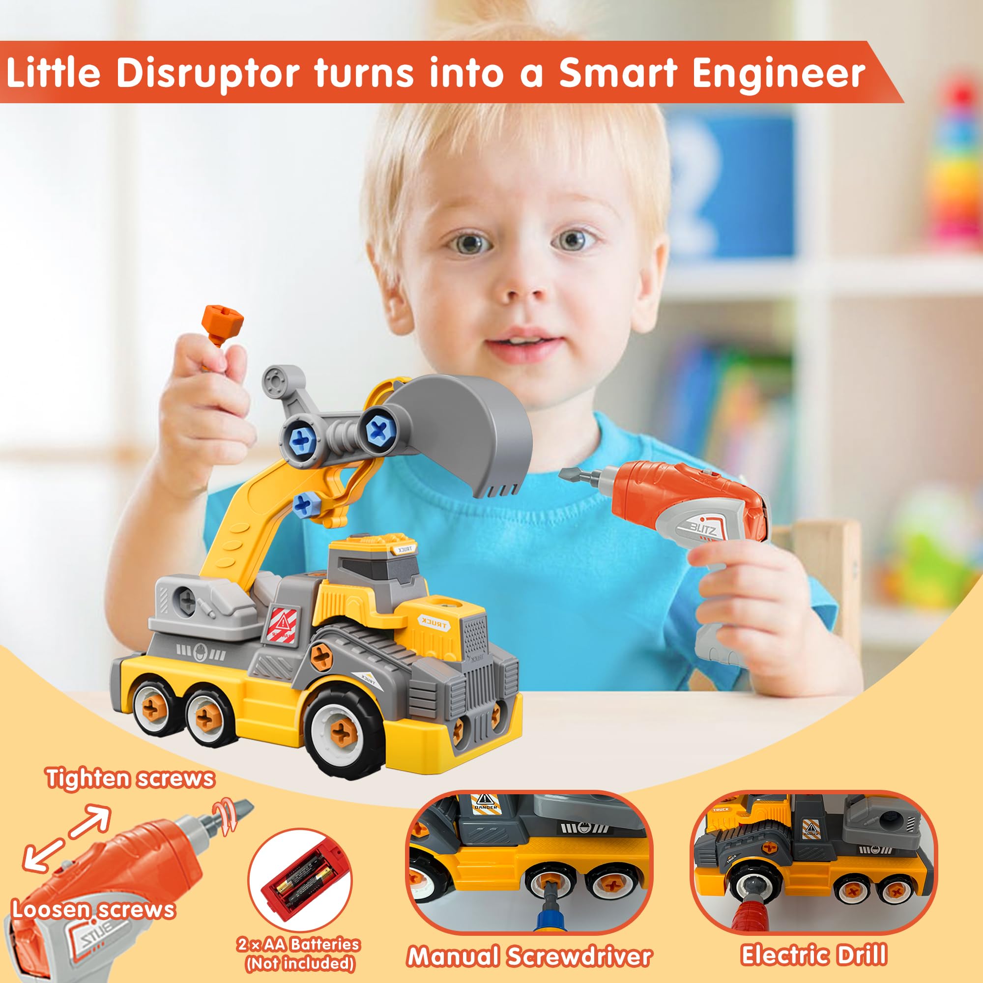 EKU EASYKU electric drill and hand drill: versatile tools for creative rebuild play