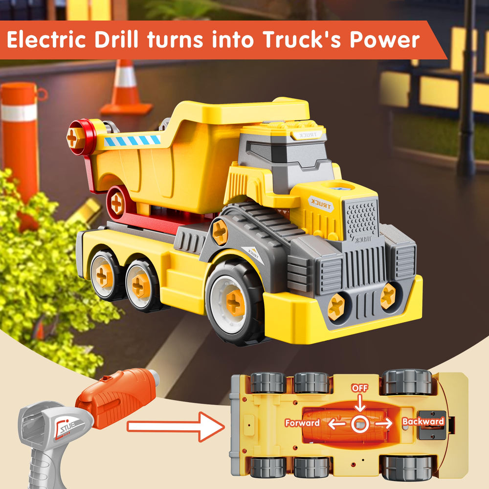 EKU EASYKU electric drill in action demonstrates tangible disassembly fun.