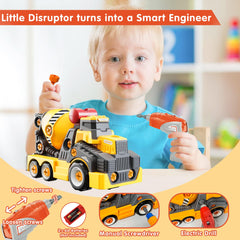 EKU EASYKU electric-drill-in-truck detail highlights interactive engineering play.