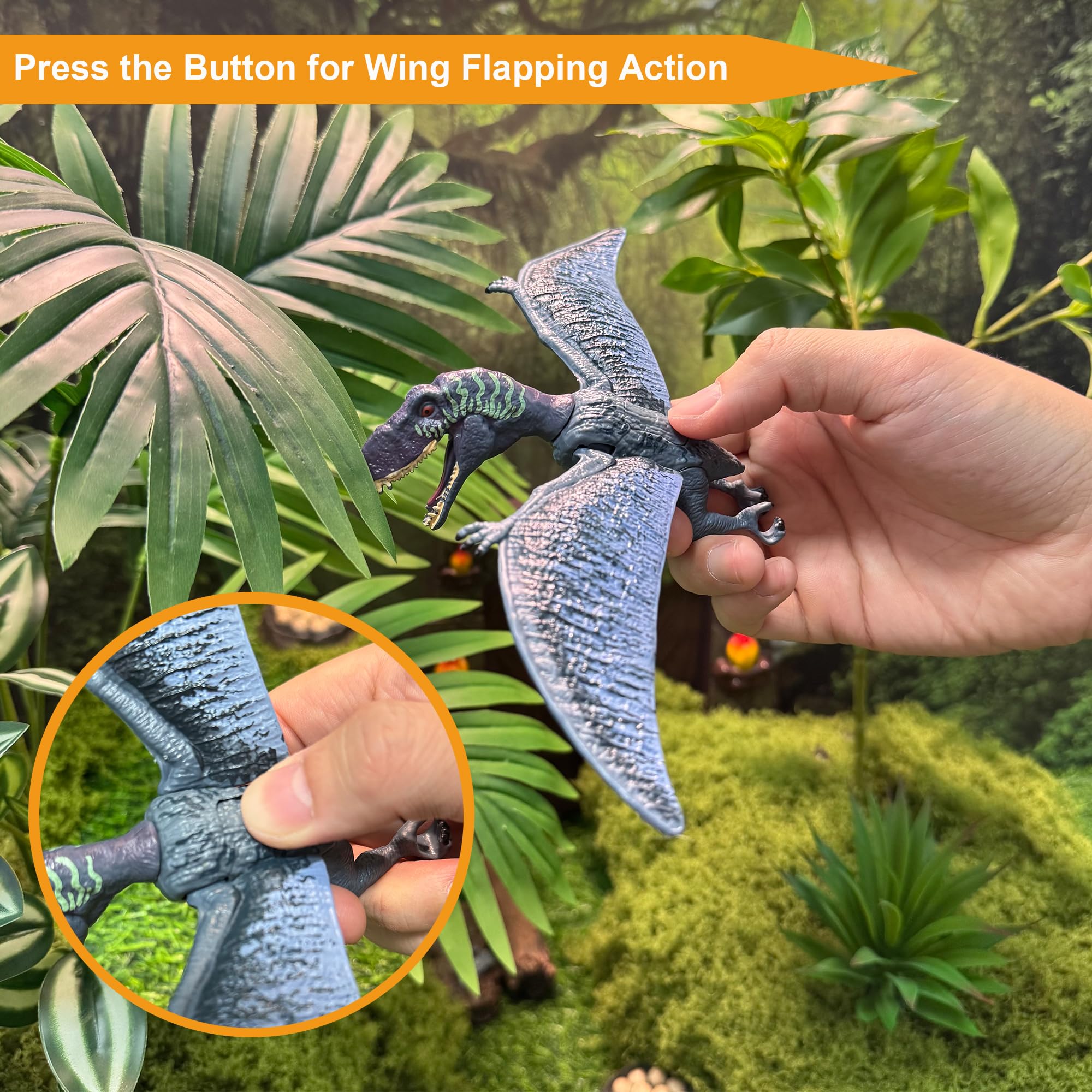 EKU EasyKU Eudimorphodon head-move action sparks imaginative dino scenes