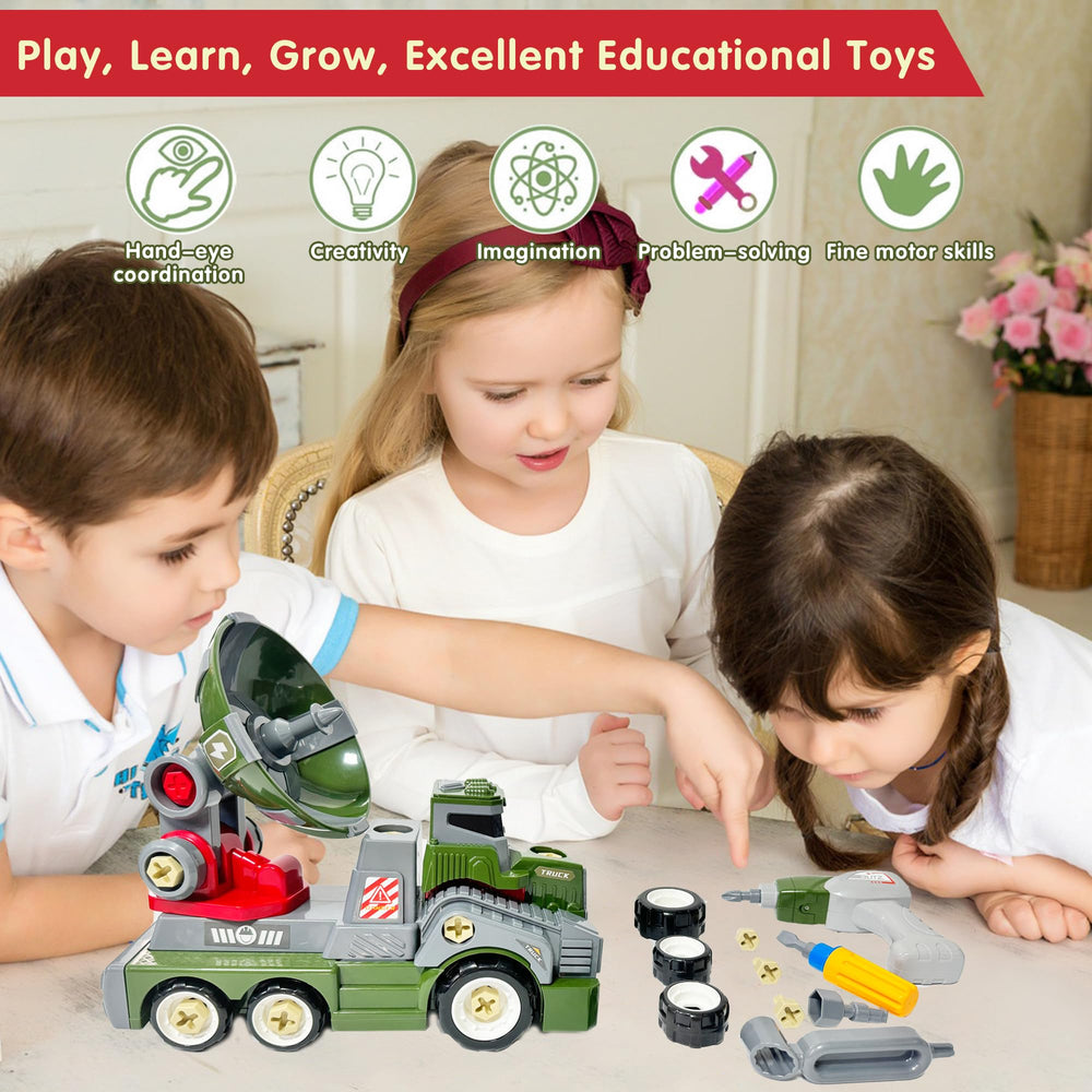 EKU EASYKU kid assembling truck to explore mechanical thinking