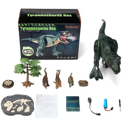 EKU EASYKU RC dinosaur box contents—everything for instant play.