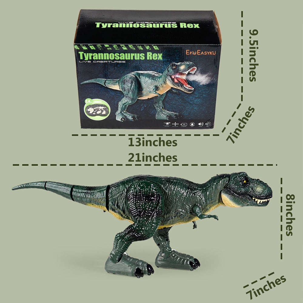 EKU EASYKU RC dinosaur two-player setup—competitive roars with friends.