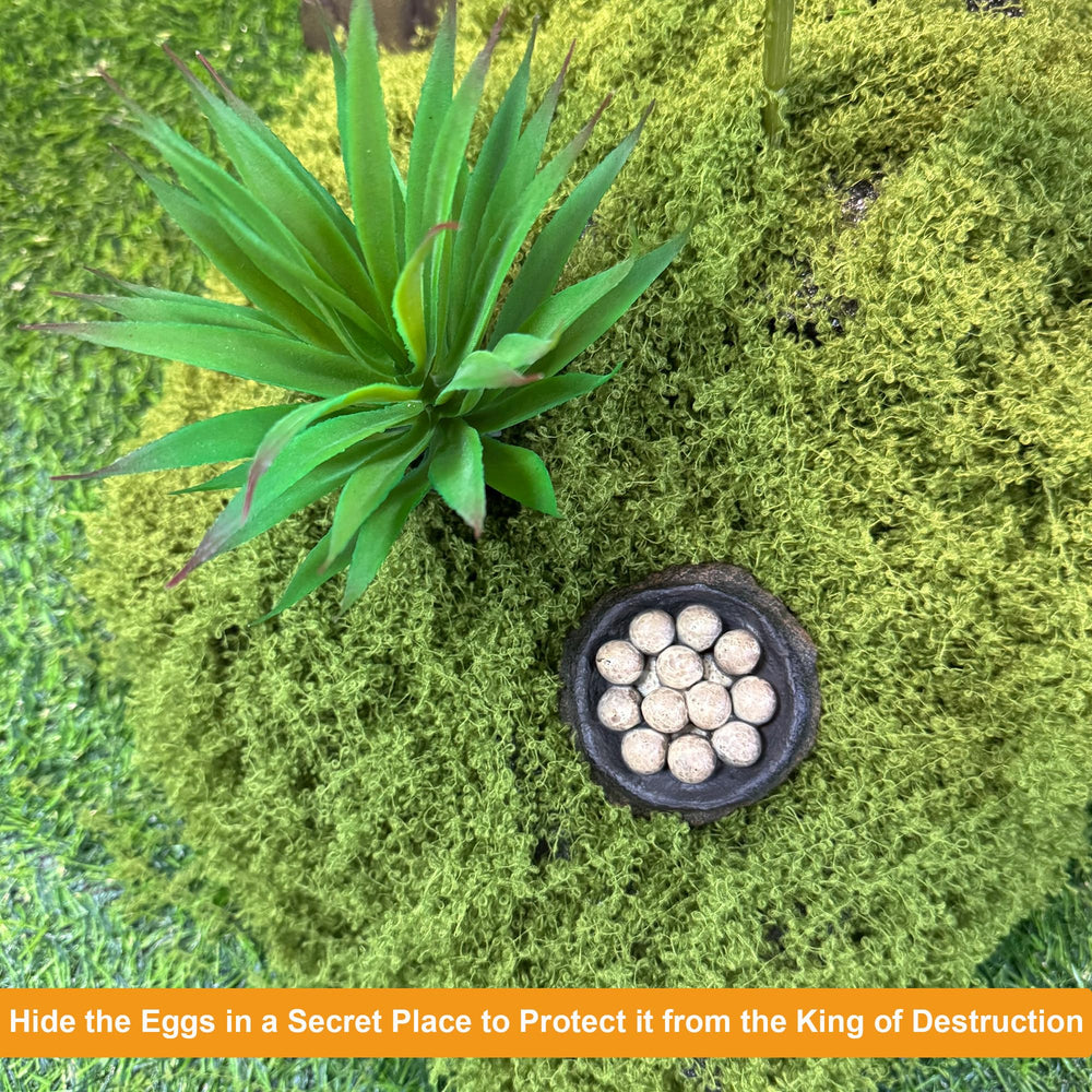 EKU EASYKU stone prop supports rugged dinosaur park storytelling