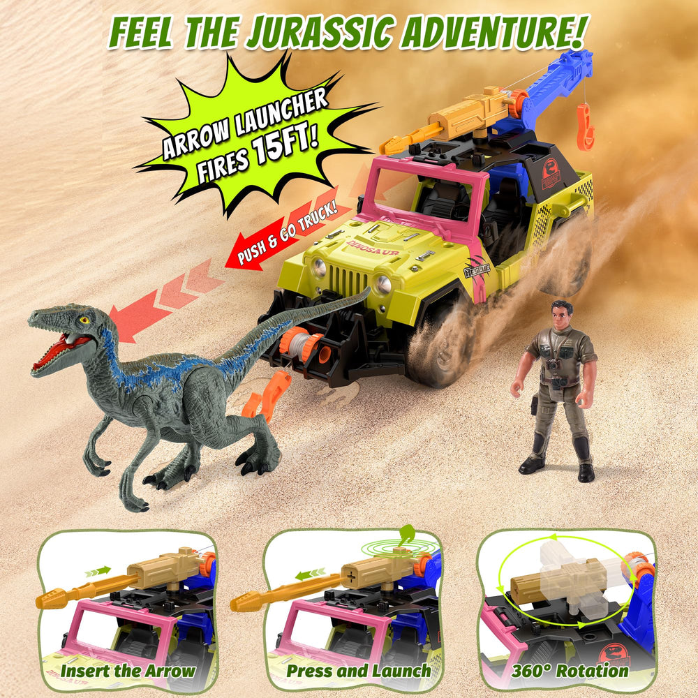 EKU EasyKU Velociraptor chomping figure for realistic play