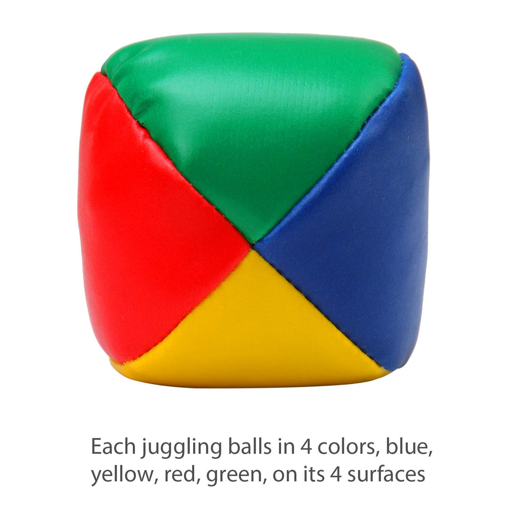 Elcoho soft PU outer surface juggling ball showing comfortable grip and durability